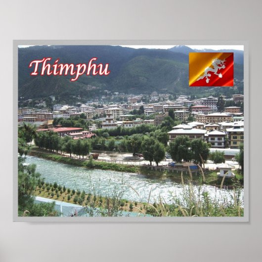 Poster Thimphu - (Devant)