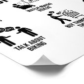 Poster Things I Do In My Spare Time Bicycle Cycling Lover (Coin)