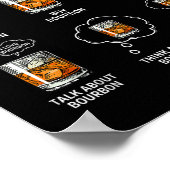 Poster Things I Do In My Spare Time Drink Bourbon Whiskey (Coin)