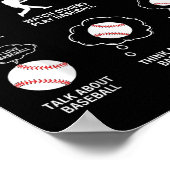 Poster Things I Do In My Spare Time Funny Baseball Player (Coin)