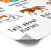 Poster Things I Do In My Spare Time Horse  (Coin)