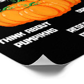 Poster Things I Do In My Spare Time Pumpkin _ Pumpkins Fu (Coin)