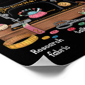 Poster Things I Do In My Spare Time Sewing Machine Quilti (Coin)