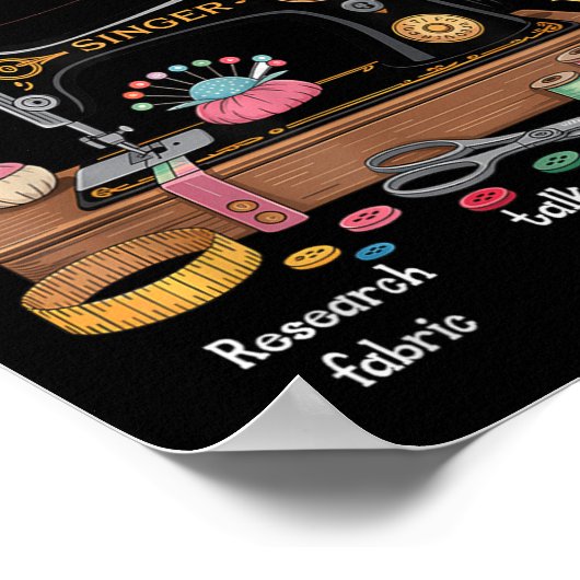 Poster Things I Do In My Spare Time Sewing Machine Quilti (Coin)