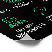 Poster Things I Do In My Spare Time Spreadsheets Accounta (Coin)