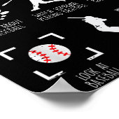 Poster Things I Do Spare Time Baseball Funny Player Men W (Coin)