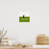 Poster Think Golf, Pro Golf (Cuisine)