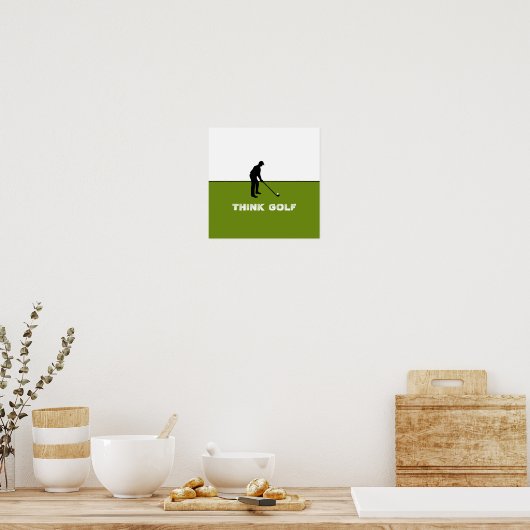 Poster Think Golf, Pro Golf (Cuisine)