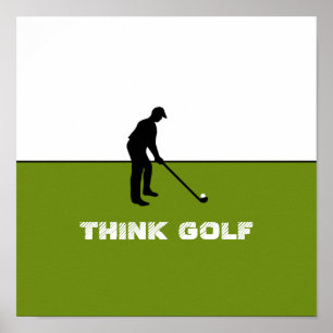 Poster Think Golf, Pro Golf