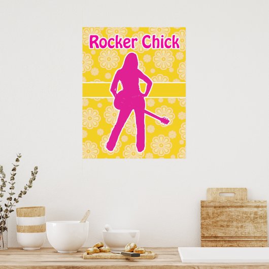 Poster Think Rock Chick (Cuisine)