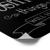 Poster Think Sitive Things Happen Motivational  (Coin)