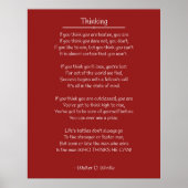 Poster Thinking - Walter D. Wintle (Devant)
