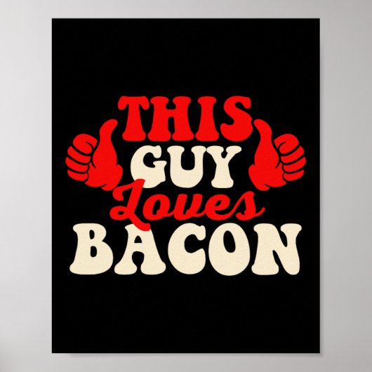 Poster This Guy Loves Con - Con Lover Bbq Pork Grilling  (Devant)