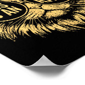 Poster This Is An Outrage Funny Princess Cat Donut Gold W (Coin)