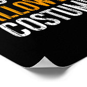 Poster This Is My Halloween Costume (Coin)