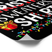 Poster This Is My It's Too Hot For Ugly Christmas Sweater (Coin)