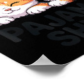 Poster This Is My Pajama Funny Calico Cat  (Coin)