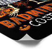 Poster This Is My Scary Badminton Costume Halloween Skele (Coin)