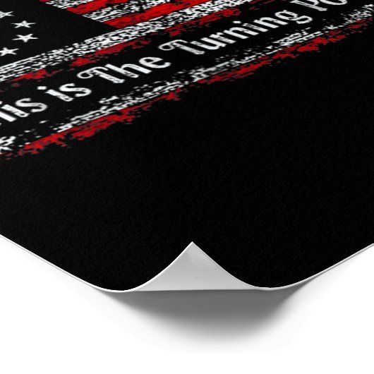 Poster This Is The Turning Int American Dom Usa Flag (Coin)