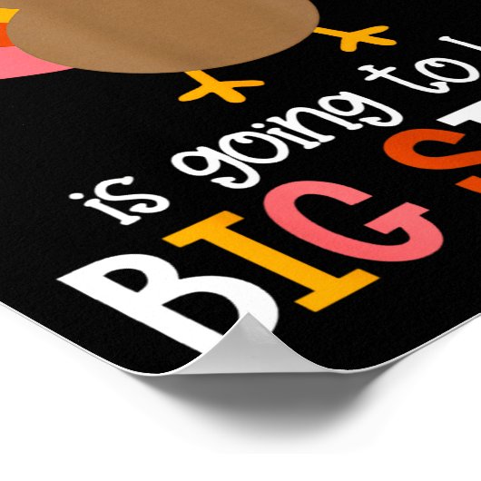 Poster This Little Turkey Is Going To Be A Big Sister Bab (Coin)