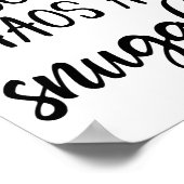 Poster This Mom Runs On Coffee Chaos And Snuggles  (Coin)