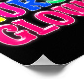 Poster This Nurse Glows Nursing Glow Retro (Coin)