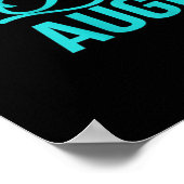 Poster This Queen Was Born In août Birthday for Black (Coin)