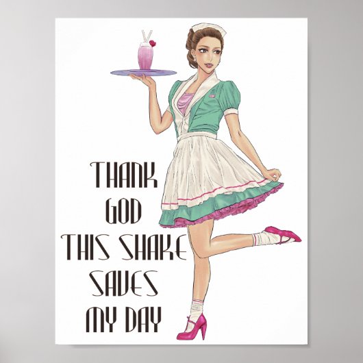 Poster This Shake Saves My Day (Devant)
