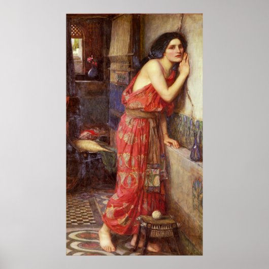 Poster Thisbe par John William Waterhouse (Devant)