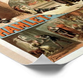 Poster Tho' .W. Keene, Hamlet Retro Theatre (Coin)