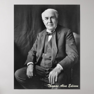 Poster Thomas Alva Edison
