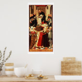 Poster Thomas Aquinas reçu dans l'O dominicain (Cuisine)