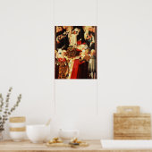 Poster Thomas Aquinas reçu dans l'O dominicain (Cuisine)