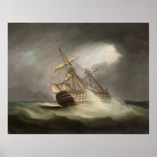 Poster Thomas Buttersworth - H.M.S. 'Victory' (Devant)