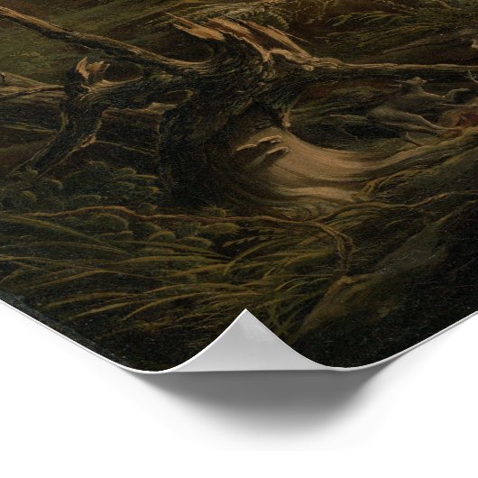 Poster Thomas Cole Expulsion du Jardin d'Eden (Coin)