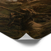 Poster Thomas Cole - Expulsion du Jardin d'Eden (Coin)