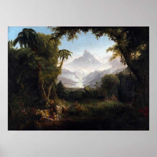 Poster Thomas Cole Le Jardin d'Eden (Devant)