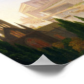 Poster Thomas Cole - Le rêve de l'architecte (Coin)