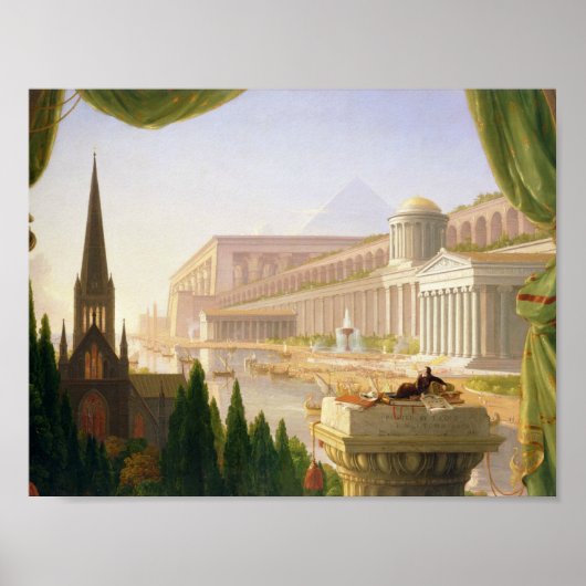 Poster Thomas Cole - Le rêve de l'architecte (Devant)