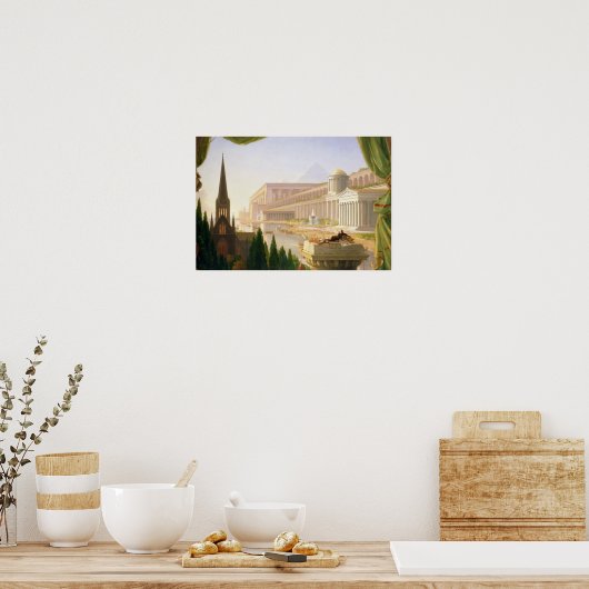 Poster Thomas Cole - Le rêve de l'architecte (Cuisine)