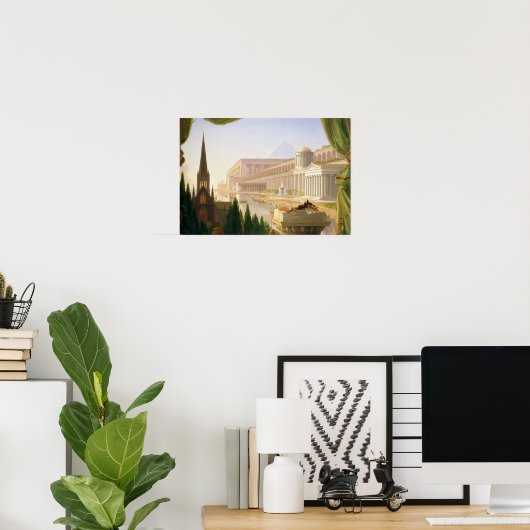 Poster Thomas Cole - Le rêve de l'architecte (Bureau à domicile)