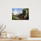 Poster Thomas Cole Le Voyage de la vie Jeune (Cuisine)