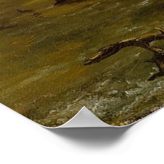 Poster Thomas Cole The Mountain Ford (Coin)