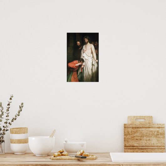 Poster Thomas doutant par Carl Bloch Imprimer (Cuisine)