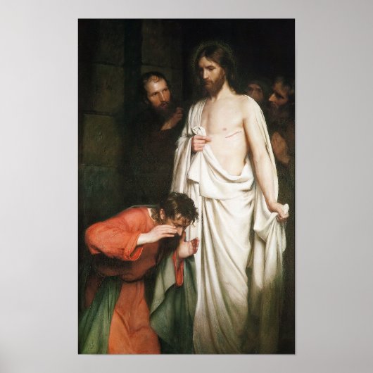 Poster Thomas doutant par Carl Bloch Imprimer (Devant)