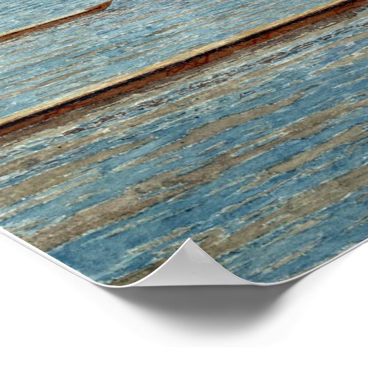 Poster Thomas Eakins John Biglin en une seule échelle (Coin)