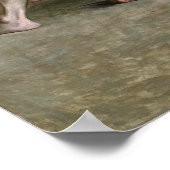 Poster Thomas Eakins Lutteurs (Coin)