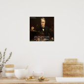 Poster Thomas Edison "B4 Success" Citation de sagesse Pos (Cuisine)
