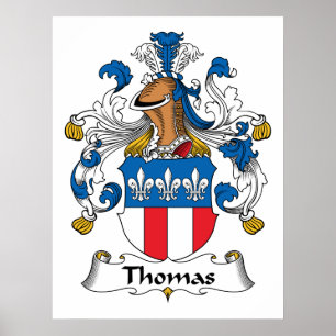 Poster Thomas Family Crest