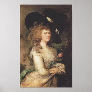 Poster Thomas Gainsborough Lady Georgiana Cavendish
